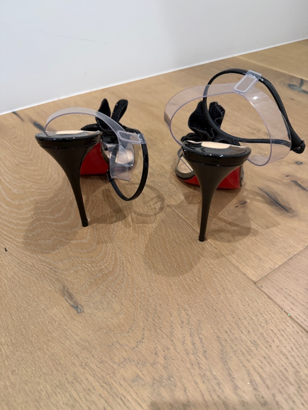 Christian Louboutin PVC Bow Heels - Picture 4 of 6